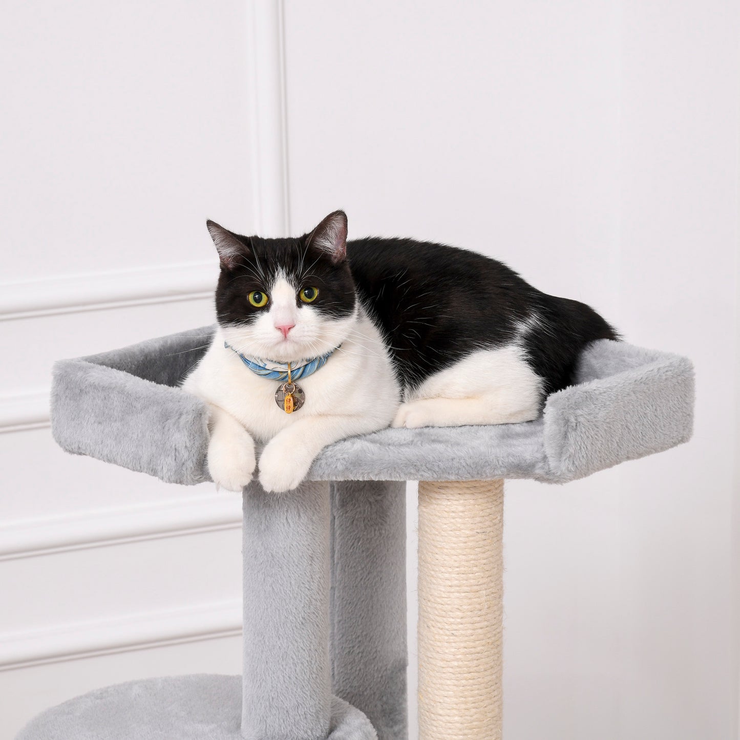 Cat Tree for Indoor Cats Kitten Tower Multi-level Activity Centre Pet Furniture with Scratching Post Condo Hanging Ropes Plus