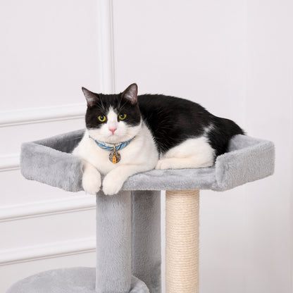 Cat Tree for Indoor Cats Kitten Tower Multi-level Activity Centre Pet Furniture with Scratching Post Condo Hanging Ropes Plus