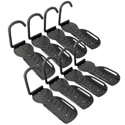 8 Pack Bike Rack, Wall Mounted Bicycle Hanger Hook, Foldable Garage Bike Wall Rack