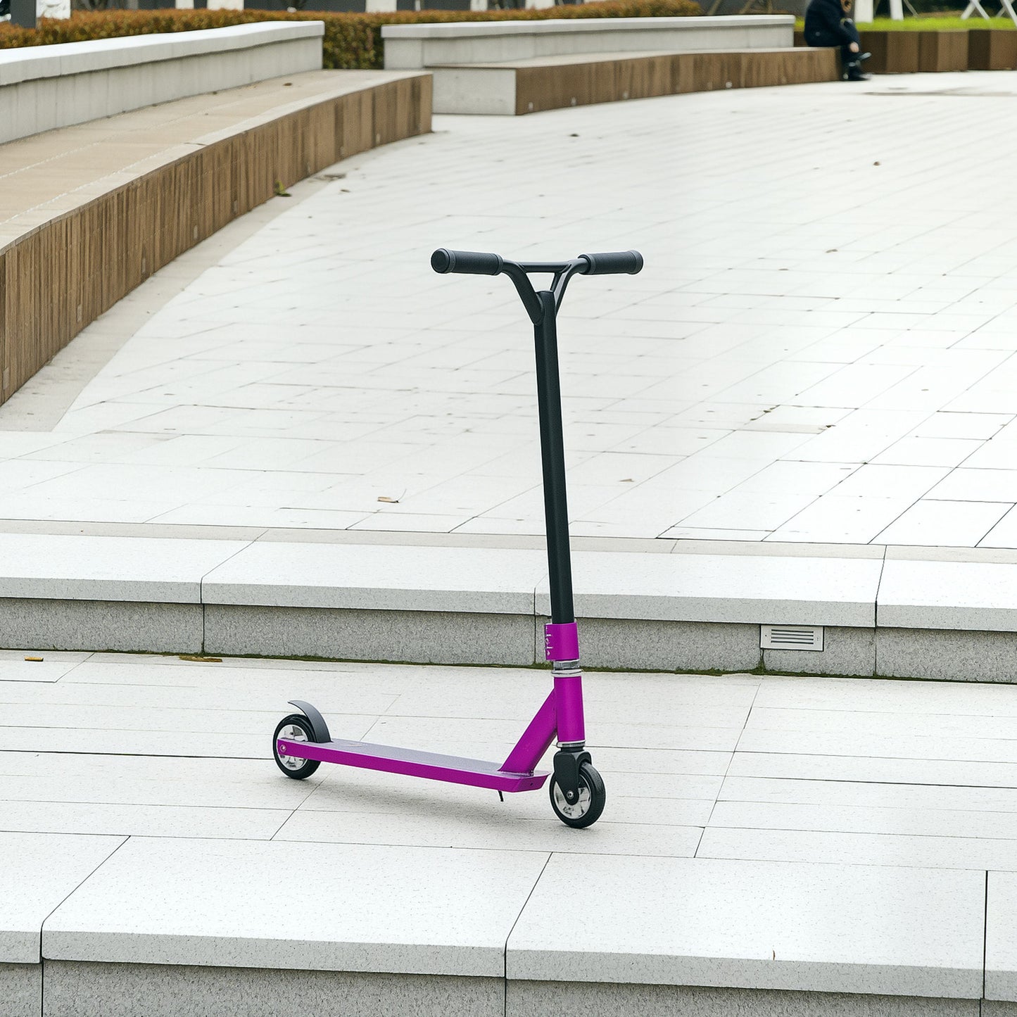 Stunt Scooter, 360° Entry Level Tricks Scooter w/ Lightweight Aluminium Deck and ABEC 7 Bearing, For Age 14+ Beginners