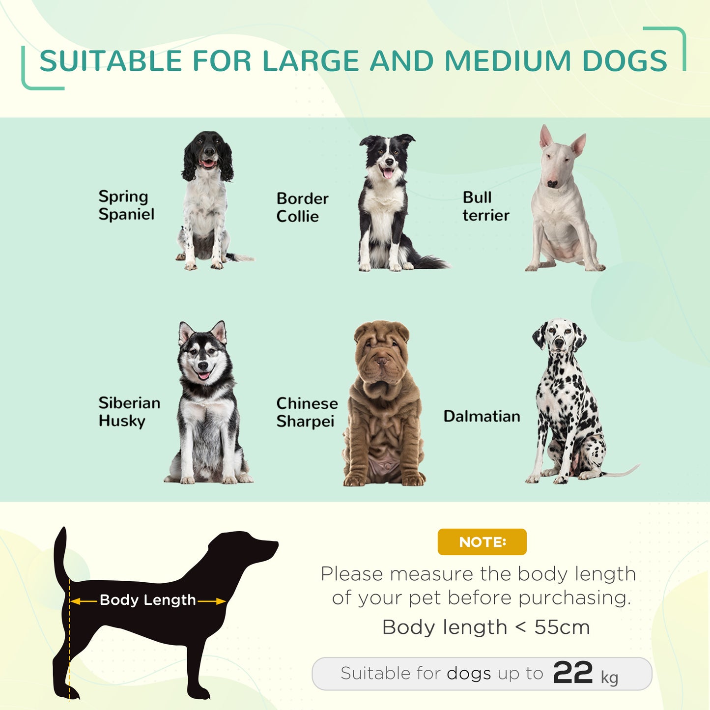 Elevated Pet Bed Cooling Raised Cot Style Bed for Large Medium Sized Dogs with Non-slip Pads Steel Frame Breathable Mesh Fabr