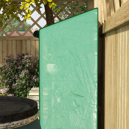 46 x 143cm Three-Shelf Mini Greenhouse - Green