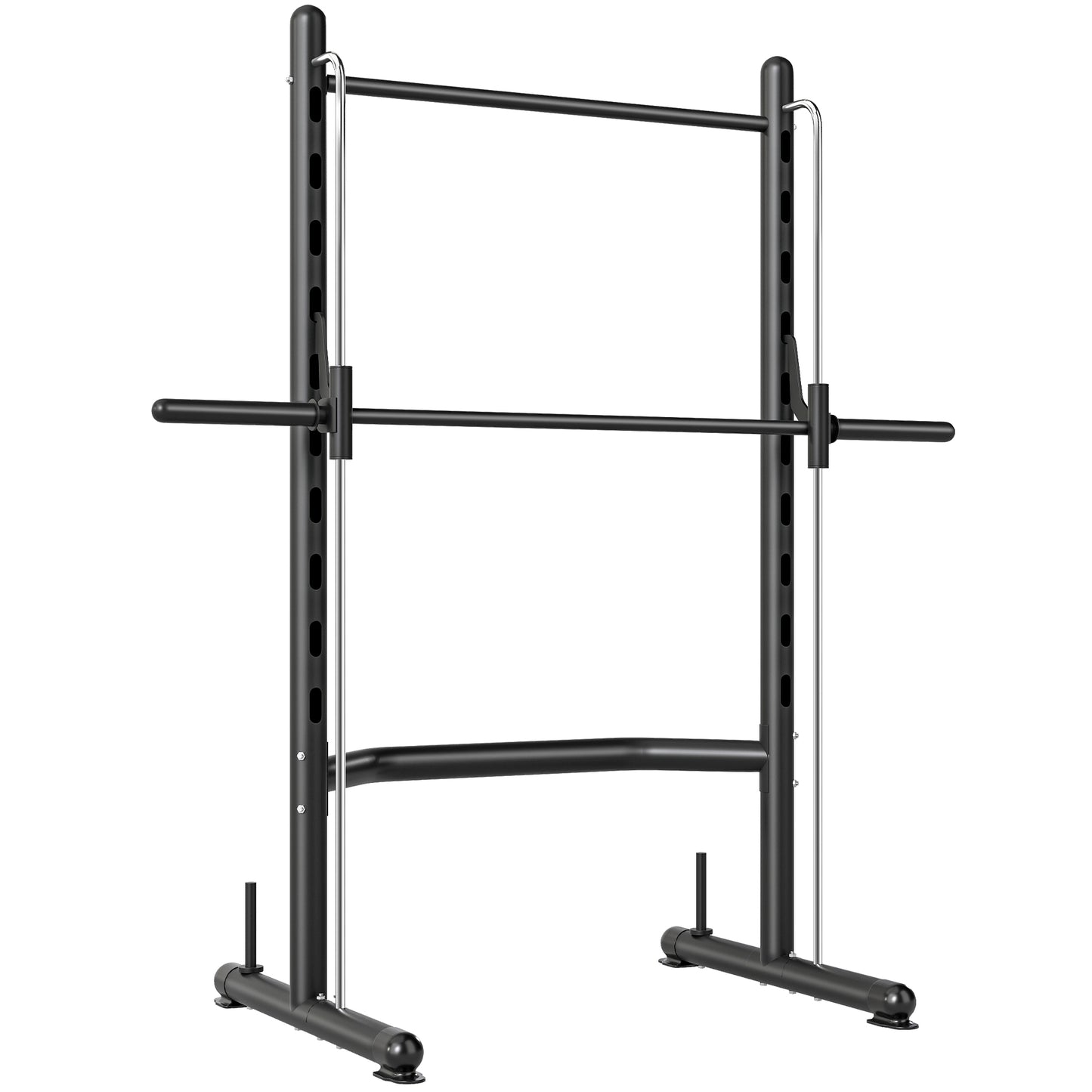Adjustable Squat Rack, with Pull Up Bar, Barbell Bar for Home Gym