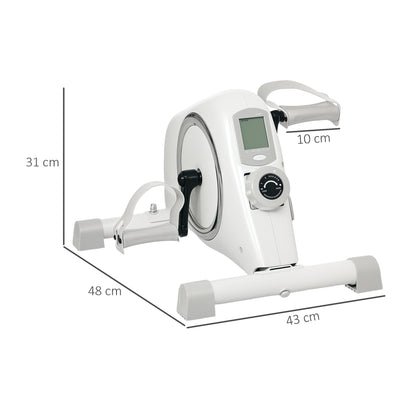 Pedal Exerciser with Eight Level Magnetic Resistance, with Eight-Level Magnetic Resistance, White