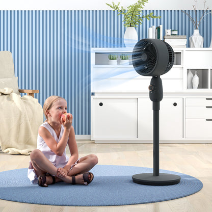 Pedestal Fan, Powerful Air Circulator, 36 Inch Floor Standing Fan with 3 Speed Settings, 70° Oscillating for Bedroom