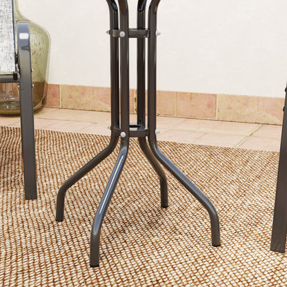 Three-Piece Outdoor Garden Set - Light Grey