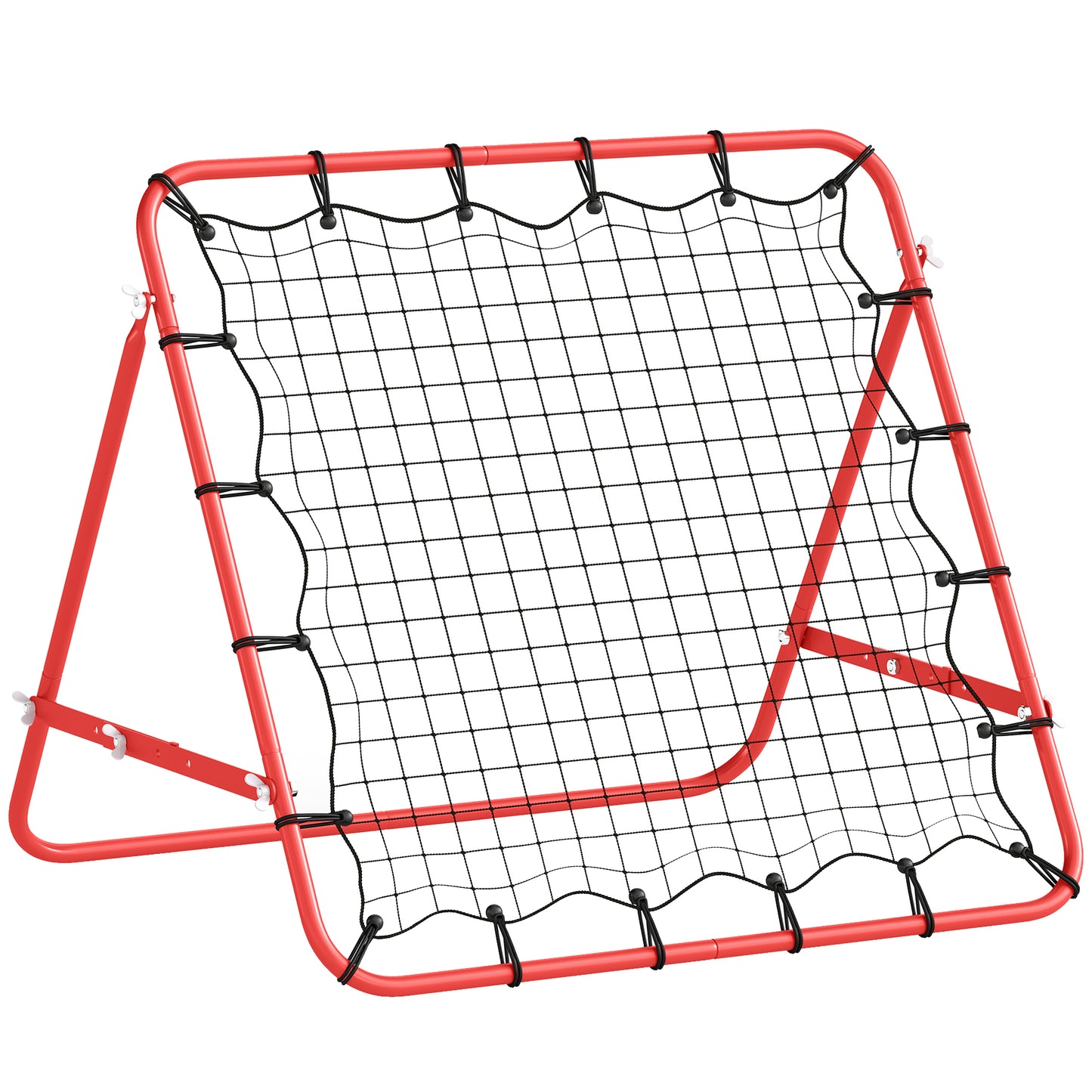 Rebounder Net, Practise Kickback Goal, for Teens, Adults Training - Red