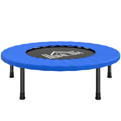 32" Mini Fitness Trampoline Home Gym Yoga Exercise Rebounder Indoor Outdoor Jumper with Safety Pad, Support Up to 100 KG