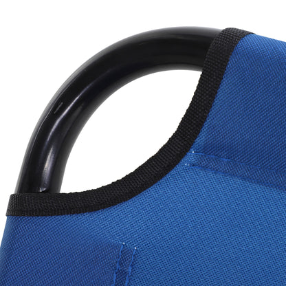 Foldable Sun Lounger with 5-Position Adjustable Backrest