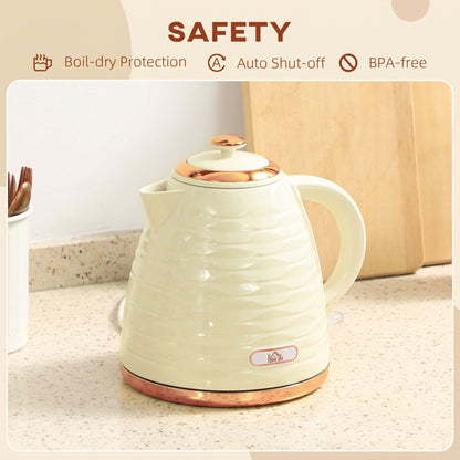3kW Rapid Boil Honeycomb Kettle - Cream White