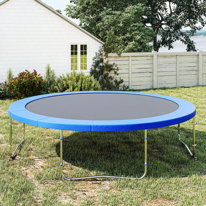 12ft Trampoline Pad, Φ366cm Trampoline Accessories Surround Pad Thick Foam Pads Padding Replacement Spare, No Holes for Pole