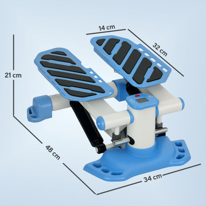Portable Mini Stepper, Steppers for Exercise Workout with LCD Display Monitor, Anti-skid Foot Pedals for Home Gym Office
