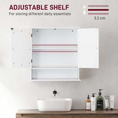 Bathroom Wall Storage Cabinet - White