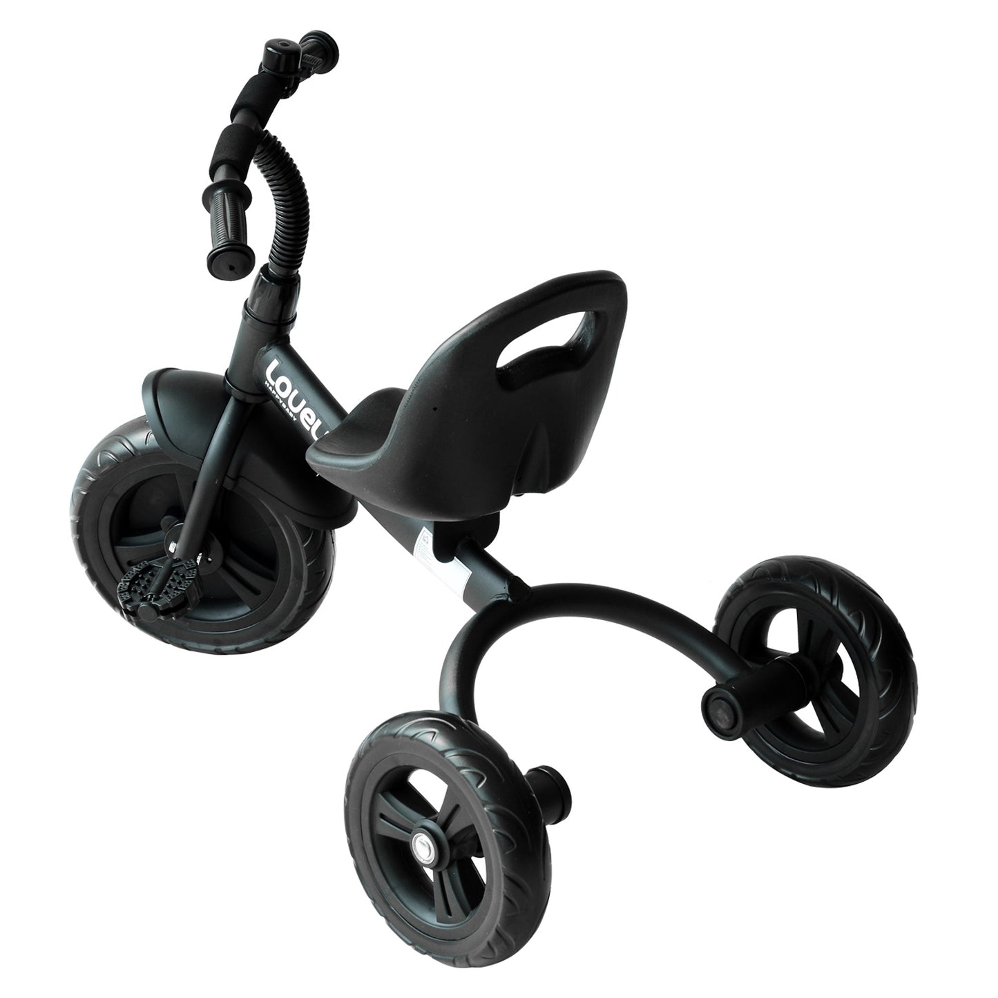 Baby Trike, Toddler Tricycle with Adjustable Seat, Children Ride on Toys 3 Wheels Bike with Bell for Kids 1.5-4 Years, Black