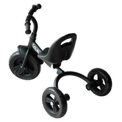 Baby Trike, Toddler Tricycle with Adjustable Seat, Children Ride on Toys 3 Wheels Bike with Bell for Kids 1.5-4 Years, Black
