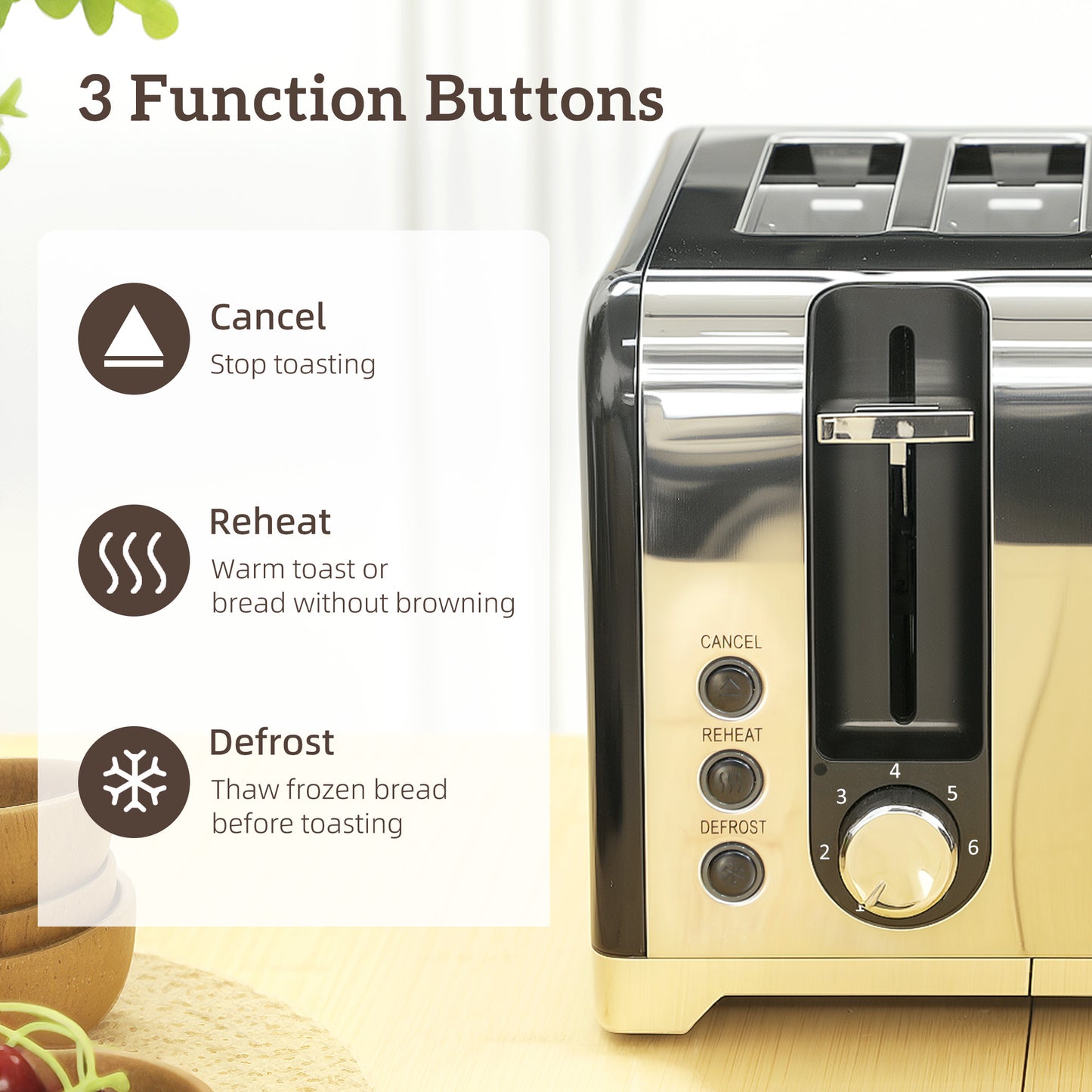 Retro 3000W Kettle and Toaster Set - Black