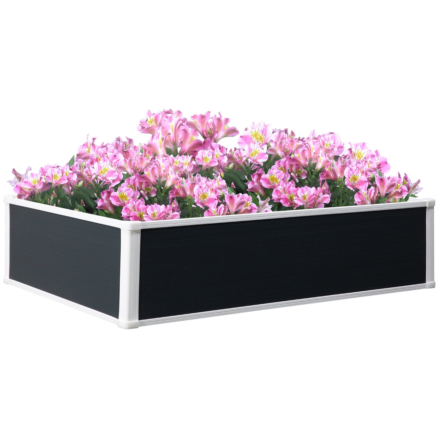 302L Raised Garden Bed, Weather-resistant PP Planter Box Containers for Outdoor Patio Plant Flower Vegetable