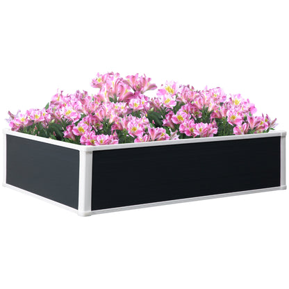 302L Raised Garden Bed, Weather-resistant PP Planter Box Containers for Outdoor Patio Plant Flower Vegetable