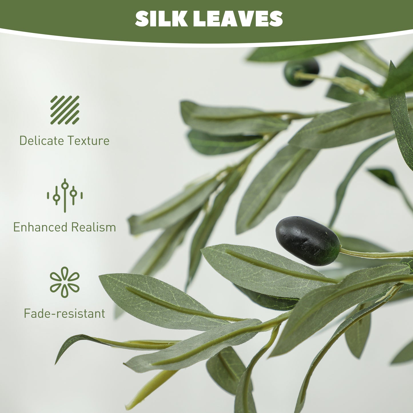 Silk Leaf Artificial Olive Trees