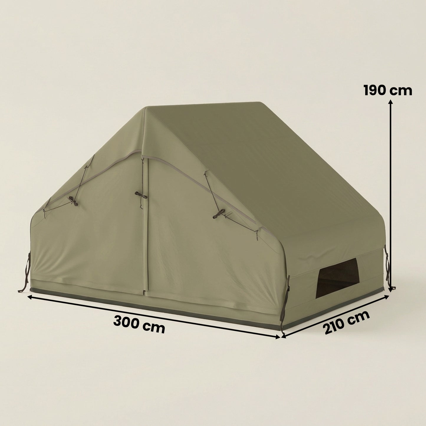 Inflatable Tent Waterproof for Camping Blow Up Tent with Pump Carry Bag for 2-4 Person