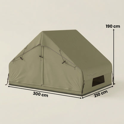 Inflatable Tent Waterproof for Camping Blow Up Tent with Pump Carry Bag for 2-4 Person