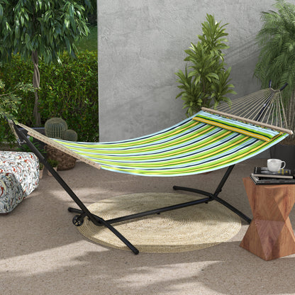 9.5ft Hammock Stand, Portable Hammock with Wheels, Adjustable Hammock Net Stand with Carry Bag, for String-style