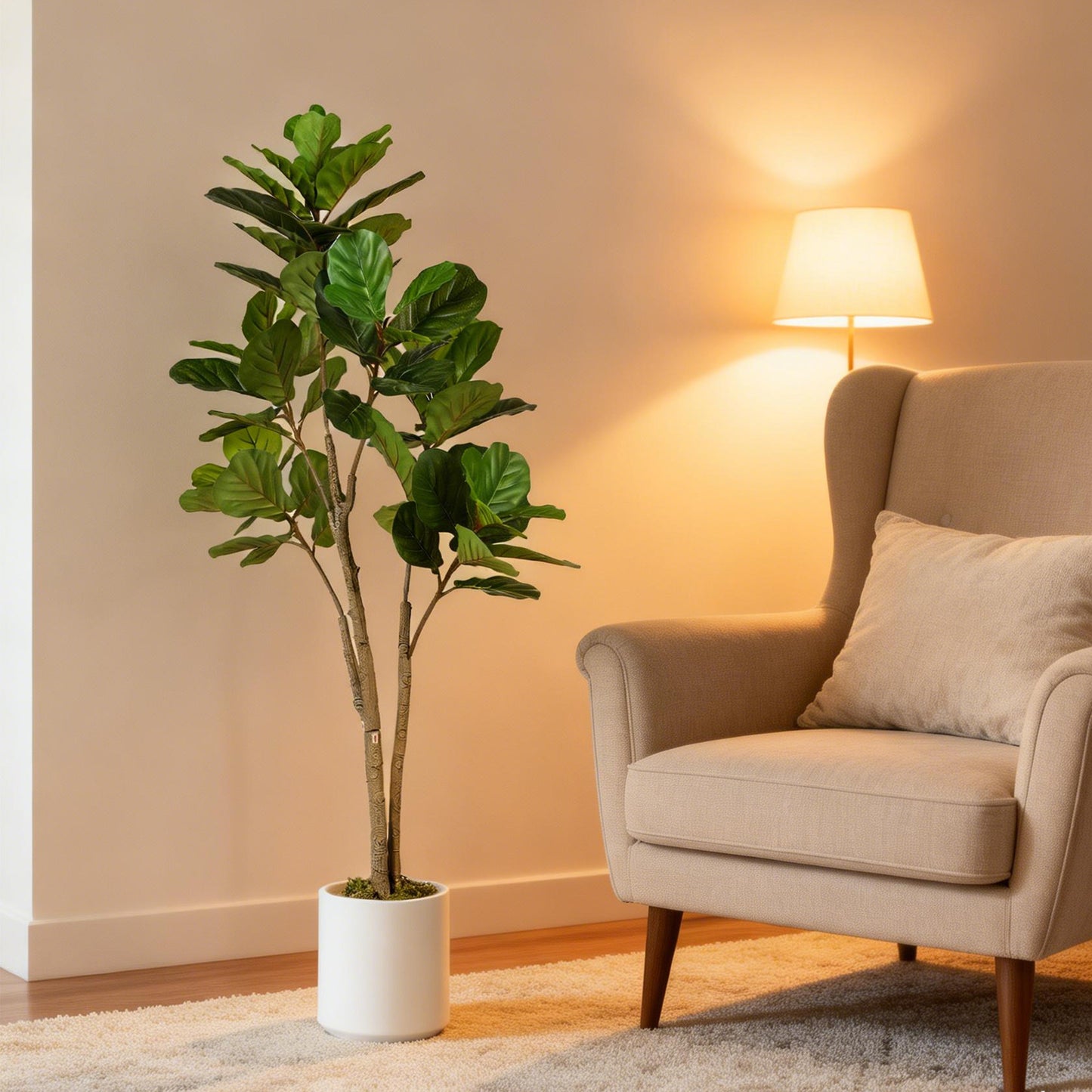 150cm Artificial Ficus Tree - Green