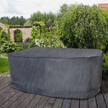 Garden Furniture Cover, Waterproof Windproof 420D Heavy Duty Oxford Fabric Rattan Furniture Cover