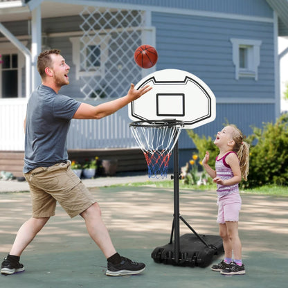 Basketball Hoop / Net with Adjustable Height for Children or Pool Side