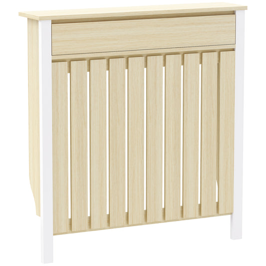 93 x 88.5cm Rustic-Look Radiator Cover - Oak