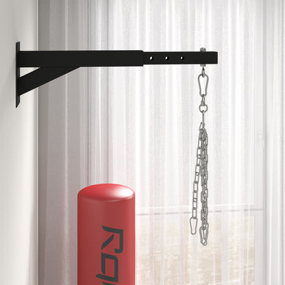 Punch Bag Wall Bracket, 5-Length Adjustable Boxing Bag Bracket for Kickboxing, Muay Thai, Punching Training