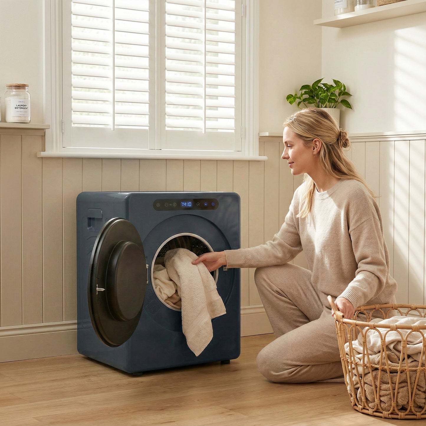 5 kg Compact 40-60℃ Tumble Dryer Blue
