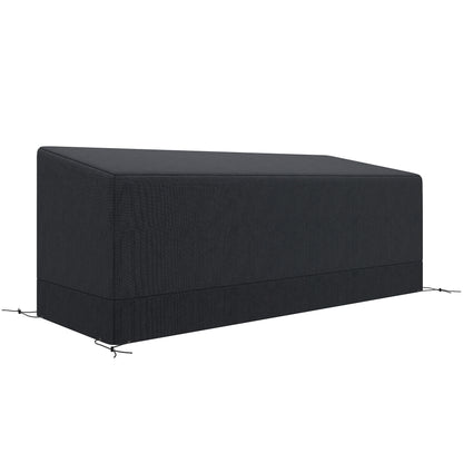Rectangular Patio Garden Furniture Cover Waterproof for 3 Seater Sofa Bistro Set