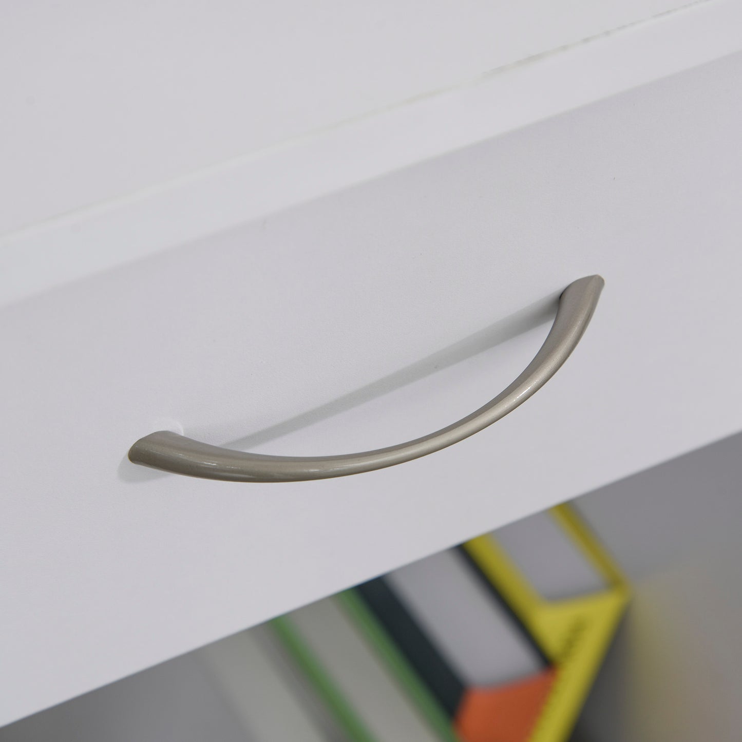 L-Shaped Corner Computer Desk w/ 2 Shelves Wide Worktop Keyboard Tray Drawer & CPU Stand Home Office Study Bedroom Furniture