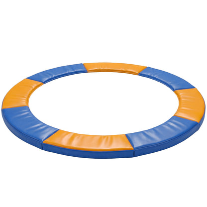 8FT Trampoline Spring Cover, Plastic Trampoline Pad Replacement Safety Guard, Yellow and Blue