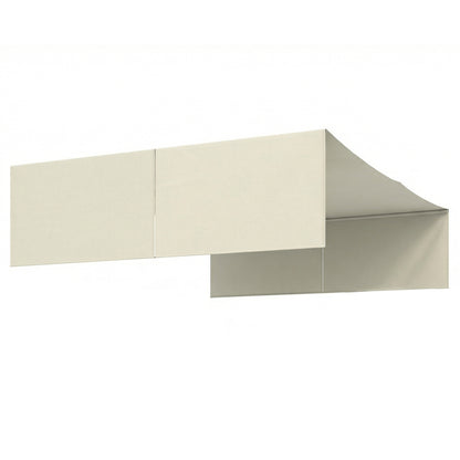 2 Pcs UV Protection Pergola Replacement Canopy, Pergola Shade Cover, Easy to Install, for 3 x 3(m) Pergola, Cream White