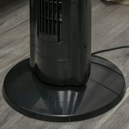 Anion Tower Fan for Bedroom, 42 inch, 6 m/s Powerful Velocity, Standing Floor Fan with 60° Oscillating, 3 Modes, 3 Speeds