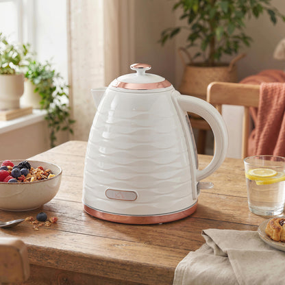3kW Rapid Boil Honeycomb Kettle - Cream