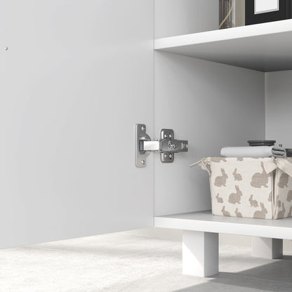 Bathroom Under Sink Cabinet for Basin without or with Pedestal - High Gloss White