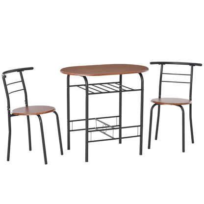Three-Piece Compact Dining Set - Natural