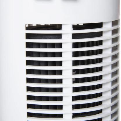 30'' Freestanding Tower Fan, 3 Speed 3 Mode, 10h Timer, 70 Degree Oscillation, LED Light, 5M Remote Controller, White