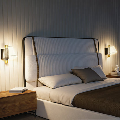 Led Wall Lamp 2 Pack, 5W Modern Indoor Starry Wall Light, Colour Temperature Adjustable 3000K/4000K/6500K, for Bedroom