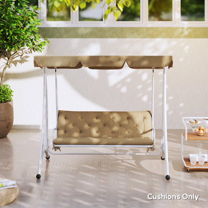 Three-Seater Bench Cushion - Khaki