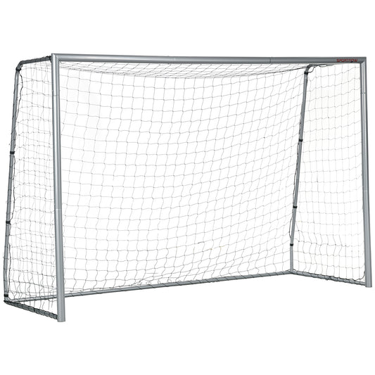 10ft x 6.5ft Football Goal, Football Net for Garden with Ground Stakes, Quick and Simple Set Up