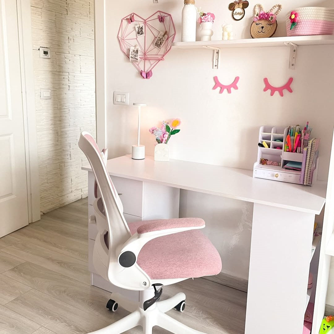 Computer Desk, Home Office Desk, Writing Table, PC Workstation with 3 Storage Shelves and 3 Drawers for Working, Study