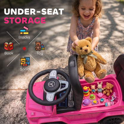 3 in 1 Kids Children Ride on Push Car Toddler Sliding Car G350 Licensed Walker Foot to Floor Slider Push-Along with Horn Stee