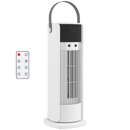 Tower Fan for Bedroom, 16 Inch Mist Desktop Fan with DC Motor, 3 Speeds, 90° Oscillation, 10H Timer, for Home Office