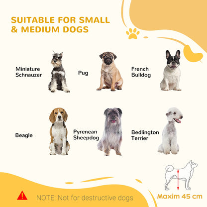 Freestanding Dog Gate, Foldable Pet Fence, Indoor Wood Barrier, Stair Gate with Support Feet, for Doorway, Hallway
