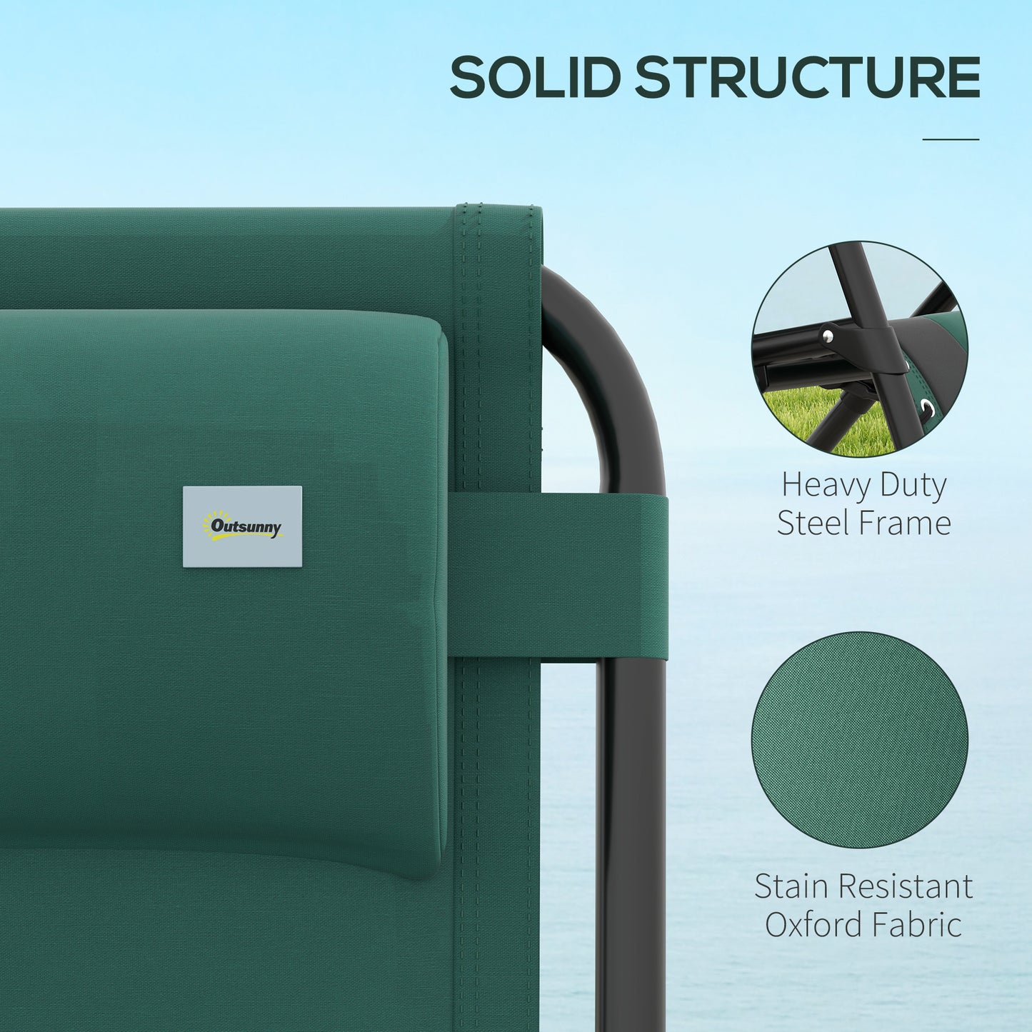 Zero Gravity Lounger Chair Set of 2, Folding Reclining Patio Chair with Padded Seat, Cup Holder