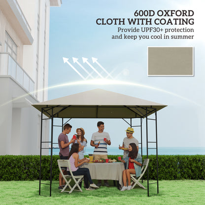 3 x 3(m) Gazebo Canopy Replacement, for 01-0867 - Light Grey